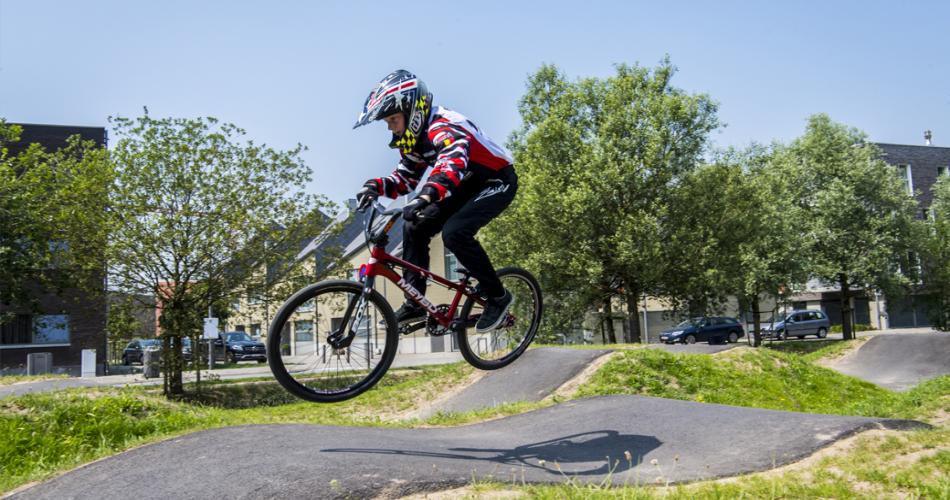 Gloednieuw urban sports park in Linkeroever met eerste pumptrack van België